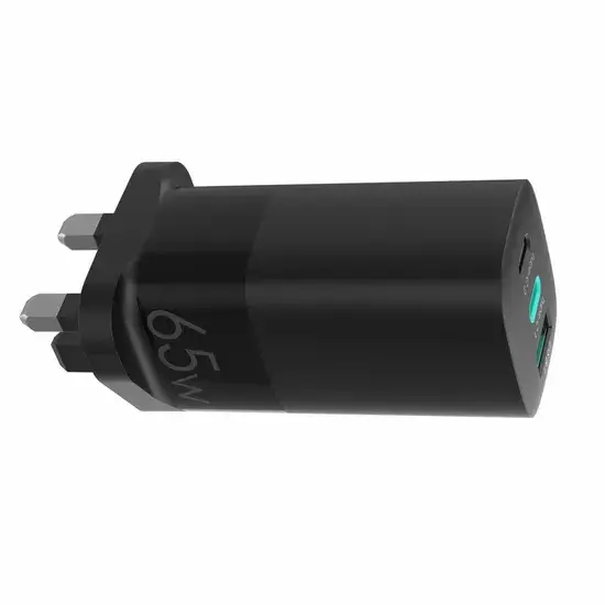 Nguồn sạc USB-C Pd 65W GaN an toàn, tiết kiệm năng lượng cho máy tính, điện thoại, máy tính bảng hình ảnh 1-description