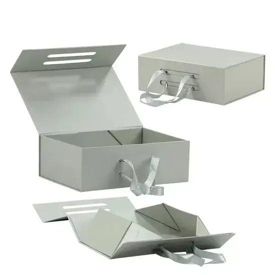 Hộp quà tặng giấy cao cấp với khả năng tùy chỉnh logo và tích hợp nam châm hình ảnh 1-description