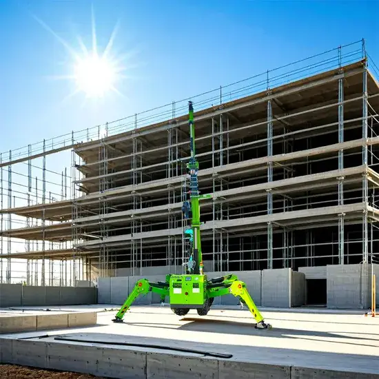 Thiết bị cần cẩu boom telescopic 3 cho dự án xây tòa nhà nhiều tầng hình ảnh 1-description
