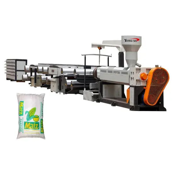 Máy ép đùn và sản xuất sợi phẳng chất lượng cao hình ảnh 1-description