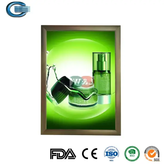 Thiết kế biển hiệu điện tử tùy chỉnh in UV Huasheng cho quảng cáo hộp đèn và hộp đèn nhà hàng nội thất hình ảnh 1-description