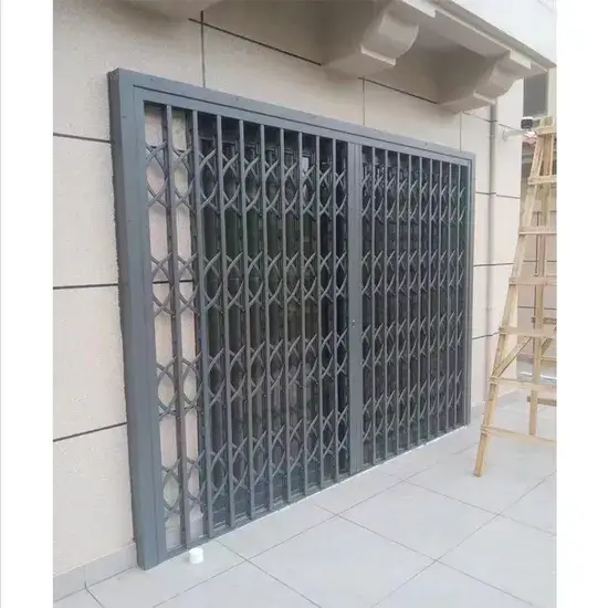 Tiêu đề mới: Thanh an ninh thép công nghiệp: Kéo dài đơn giản, trang trí cửa gập lưới accordion hình ảnh 1-description