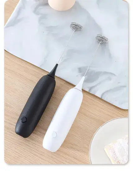 Máy đánh sữa bằng chất liệu không gỉ, dụng cụ tạo bọt sữa, que khuấy nhỏ gọn, tiện lợi cho pha chế cà phê latte hình ảnh 1-description