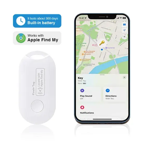 Thiết bị GPS mini chống nước dành cho vali và ví tiền hình ảnh 1-description