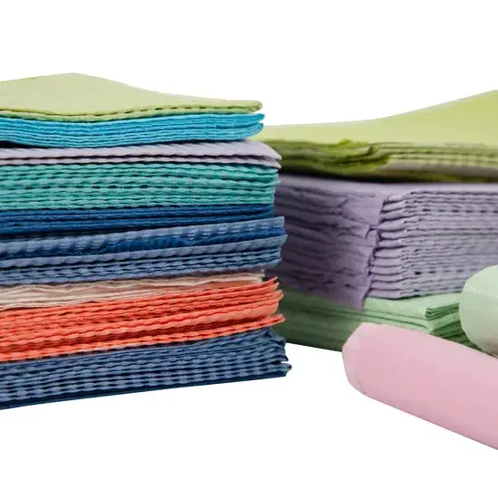 Khăn trải bàn nghệ thuật móng tay chống thấm nước Huohuo 50PCS, kích thước 13 X 18 inch, đệm bàn dùng một lần, đệm sạch mực 2 lớp thấm hút hình ảnh 1-description