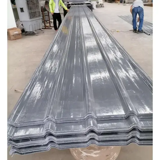 Tấm lợp fiberglass dài màu xanh lá cây dày 2mm cho nhà kho hình ảnh 1-description