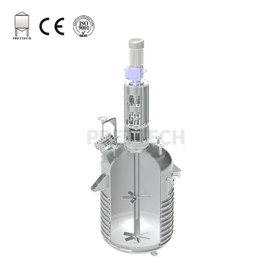 Bình phản ứng thép không gỉ có lớp áo từ 1000L đến 20000L dành cho dầu bôi trơn hình ảnh 1-description