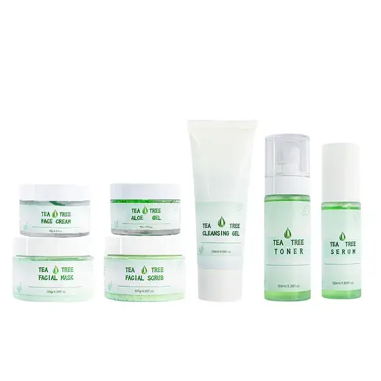Bộ sản phẩm chăm sóc da tràm trà, giúp xóa nếp nhăn và mụn, chống lão hóa và làm đẹp da hình ảnh 1-description