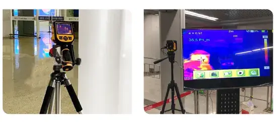 Camera cầm tay dùng pin phát hiện sốt - Thiết bị đa năng cho việc kiểm tra sức khỏe hình ảnh 1-description