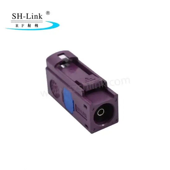 Kết nối Nữ Fakra D Bordeaux Tím phù hợp với cáp Rg174/316 - SMB Connector hình ảnh 1-description