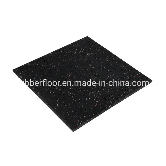 Thảm cao su chống sốc Crossfit với hạt Speckles, lót sàn tập thể dục an toàn hình ảnh 1-description