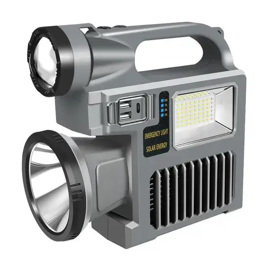 Đèn pin di động năng lượng mặt trời Amazon Type-C, thiết kế đa chức năng cho việc sử dụng ngoài trời hình ảnh 1-description