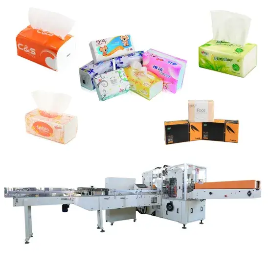 Máy đóng gói khăn giấy mềm đẹp hai lớp từ nhà sản xuất Trung Quốc hình ảnh 1-description