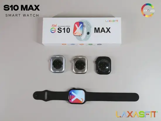 Đồng hồ thông minh S10 Max Smartwatch: Thiết kế đếm bước đi, thương hiệu gốc, sản xuất từ nhà máy hình ảnh 1-description