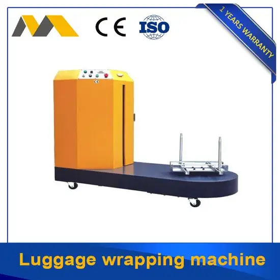 Máy đóng gói hành lý bằng màng nhựa PE sử dụng ở sân bay hình ảnh 1-description