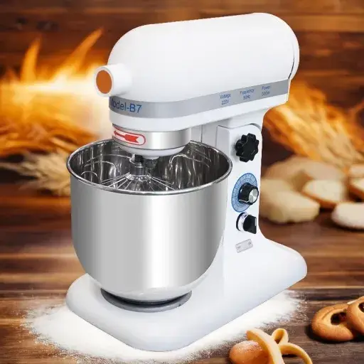 Máy trộn bột công nghiệp điện 5 gallon phù hợp cho máy xay thực phẩm, sản xuất bánh và chapati, thương hiệu Sayona gần bạn hình ảnh 1-description