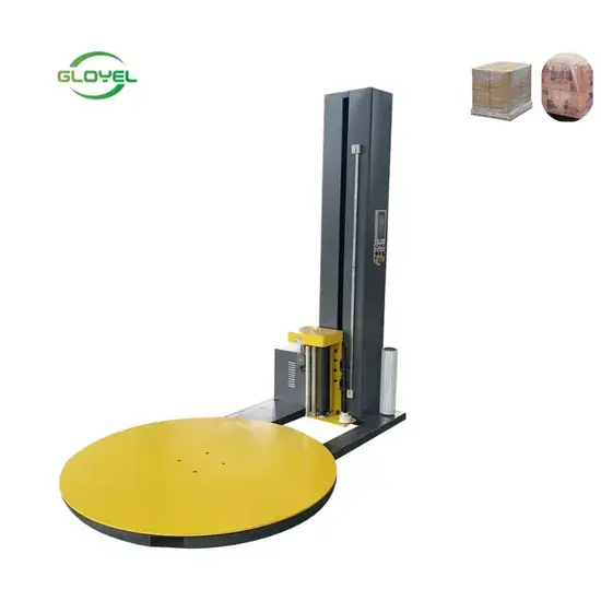 Máy bọc pa-lét hiện đại với khả năng điều chỉnh tốc độ và màng kéo co dãn linh hoạt hình ảnh 1-description