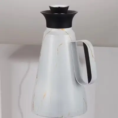 Bình giữ nhiệt màu trắng làm từ thép không gỉ hình ảnh 1-description