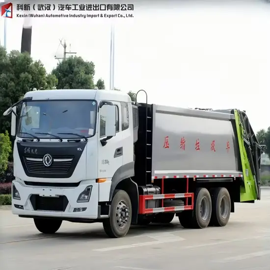 Xe tải rác nén Dongfeng Tianlong 20 Square 20t 4X2 - Đáp ứng tiêu chuẩn Quốc gia VI hình ảnh 1-description