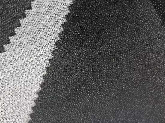 Vải lót dính tricot polyester phù hợp cho các phụ kiện may mặc hình ảnh 1-description