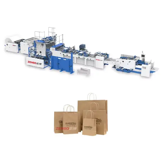 Máy tạo túi giấy thân thiện với môi trường, vận hành nhanh và hiệu quả hình ảnh 1-description