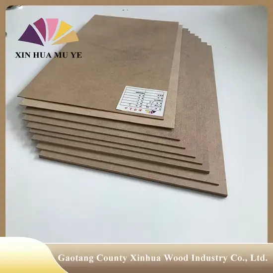 Ván sợi MDF chất lượng E0 E1 giá cạnh tranh cho bao bì hộp và biển hiệu đồ chơi hình ảnh 1-description