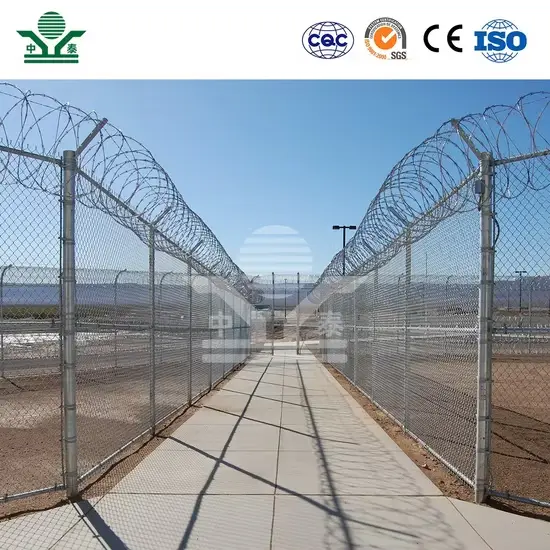 Dây kẽm gai xoắn Zhongtai Trung Quốc - Sản phẩm đường kính 300mm 450mm 730mm cho hàng rào an ninh sân trước hình ảnh 1-description
